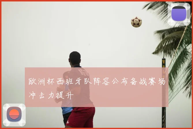 欧洲杯西班牙队阵容公布备战赛场冲击力提升
